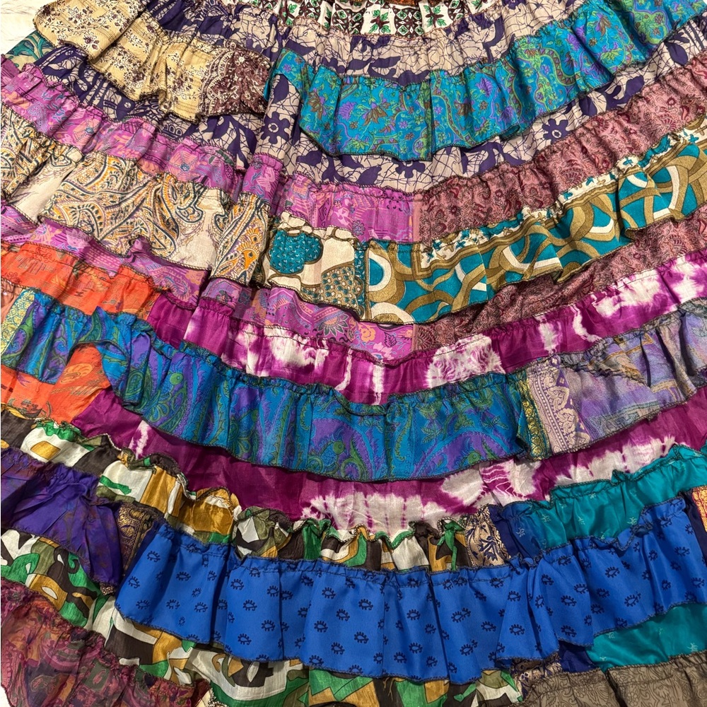 Advance Apparels Bohemian Patchwork Strapped Tier… - image 4